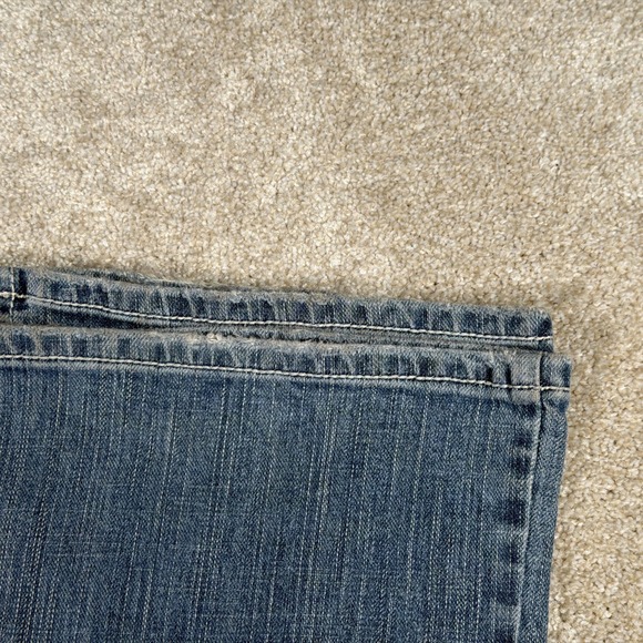 Tommy Hilfiger American Hope Boot Blue Jeans Womens 10 (FITS 31 X 32) Worn Hems - Picture 6 of 13